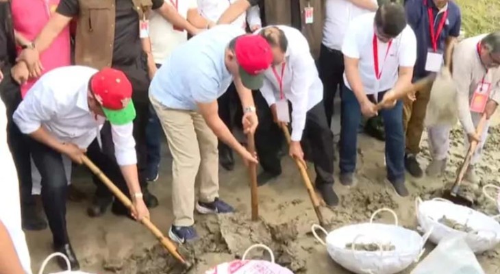 ময়মনসিংহে ধরার খাল পুনঃখনন কাজের উদ্বোধন করেছেন প্রধানমন্ত্রী